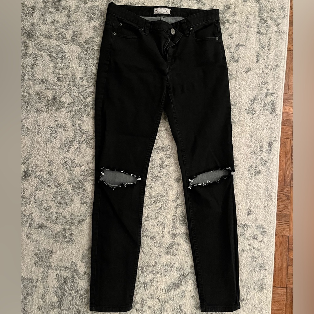 Free people black jeans